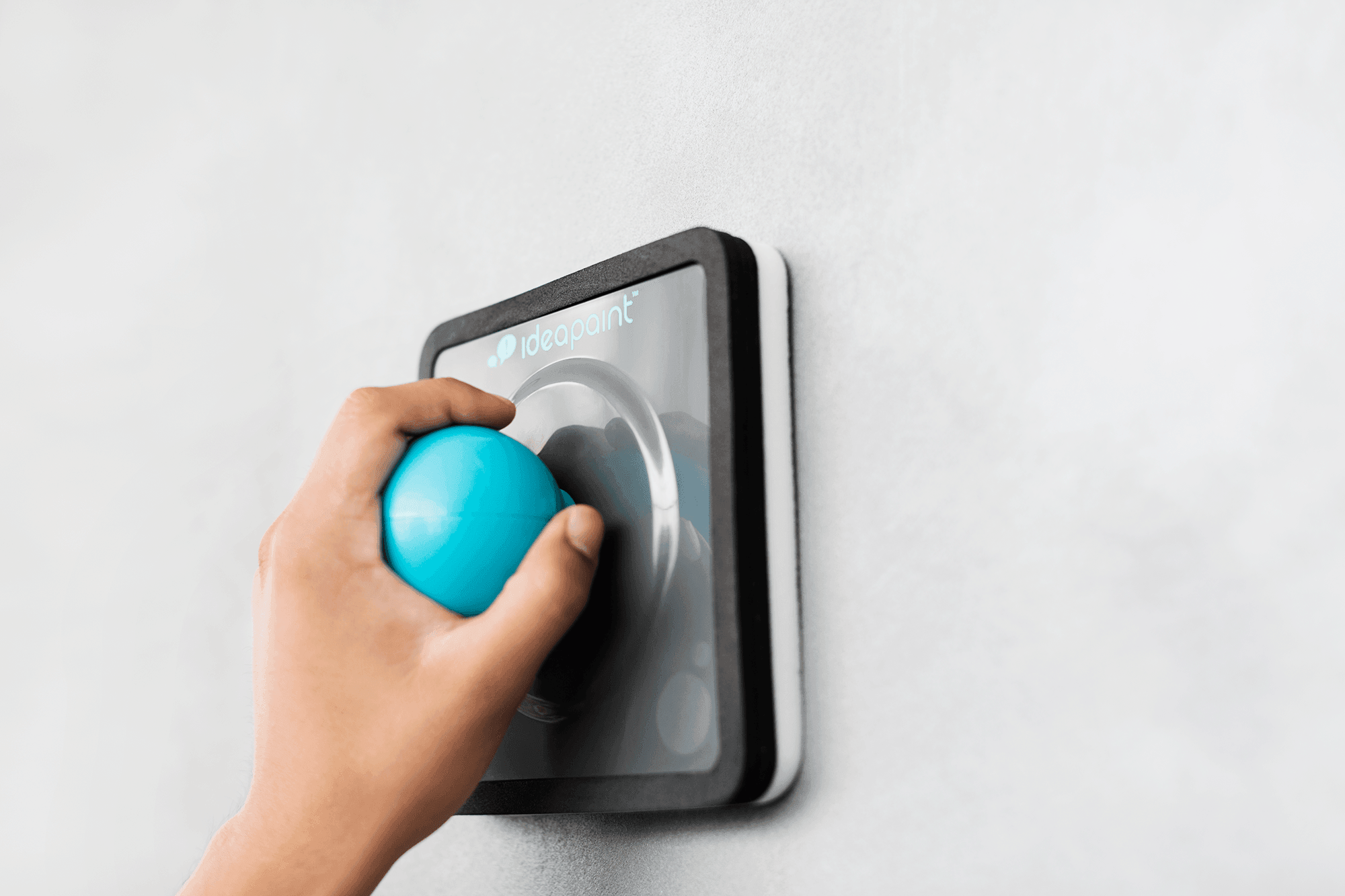 Sweep Wand - IdeaPaint US in use without handle