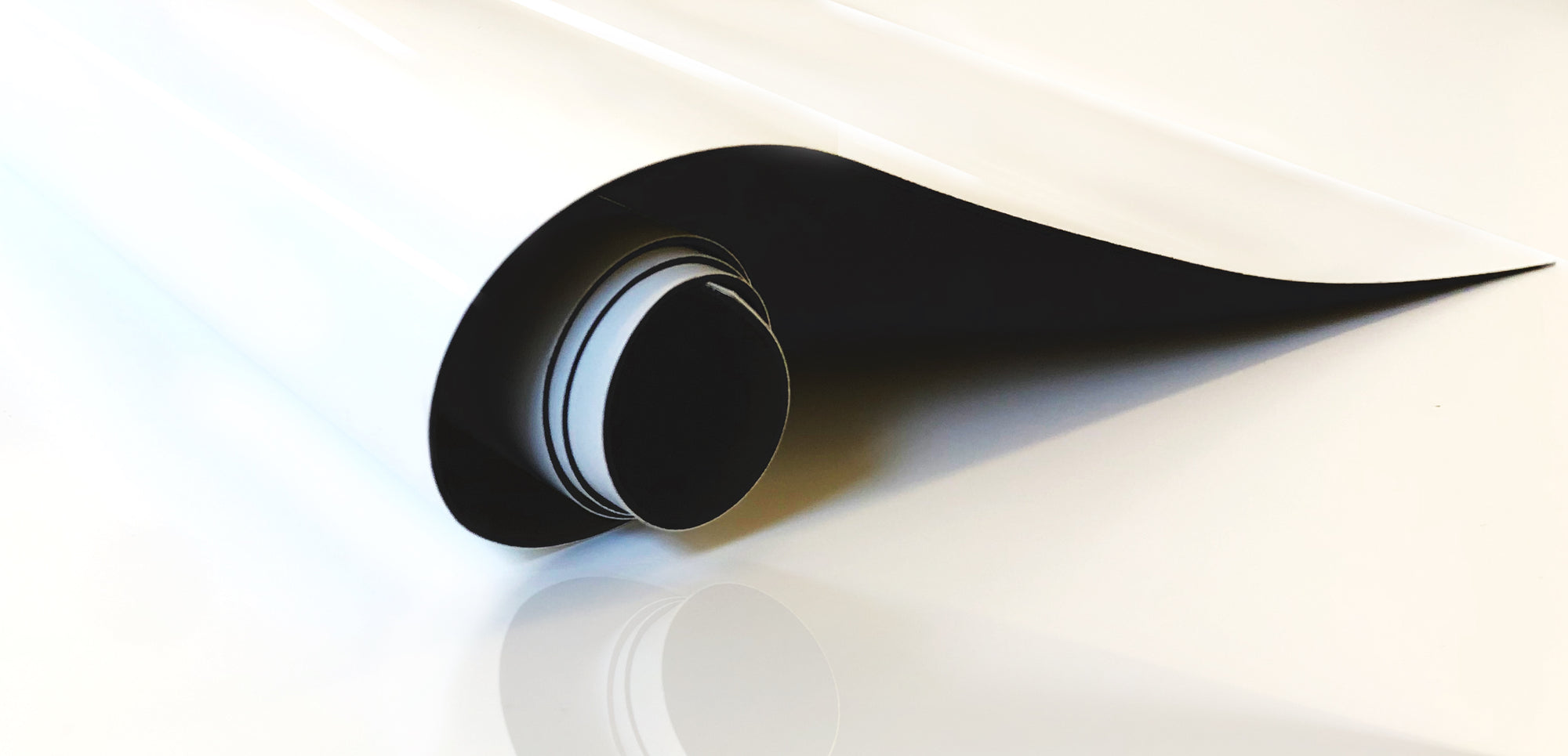 MAG Wallcovering rolled up partly