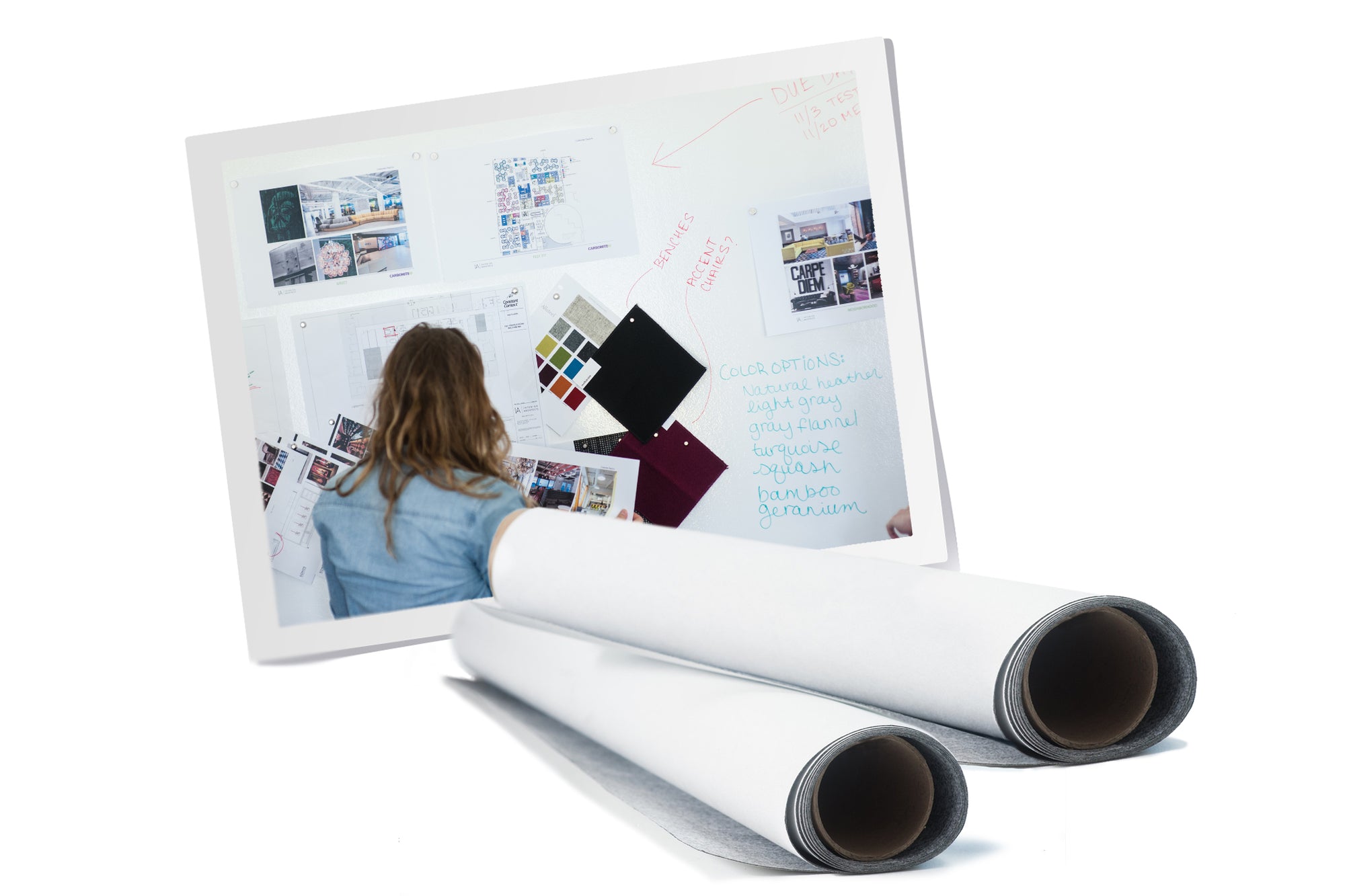 Pull Magnetic Wallcovering - IdeaPaint US